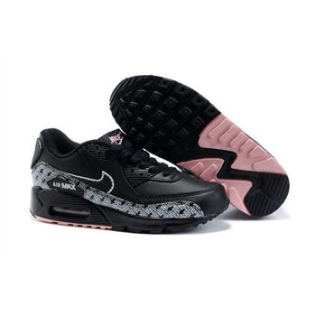 Nike Air Max 90 Womens Shoes Wholesale Black White Reduced